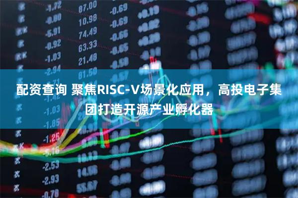 配资查询 聚焦RISC-V场景化应用，高投电子集团打造开源产业孵化器